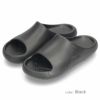 crocs クロックス メロウ リカバリー スライド サンダル メンズ レディース 208392 黒 ブラック 前空き MELLOW RECOVERY SLIDE