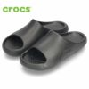 crocs クロックス メロウ リカバリー スライド サンダル メンズ レディース 208392 黒 ブラック 前空き MELLOW RECOVERY SLIDE