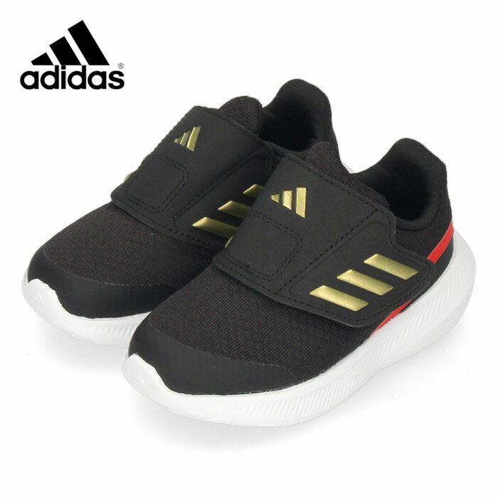 adidas アディダス キッズ ベビー スニーカー CORE FAITO 2.0 AC I IG5390 ブラック ランニングシューズ 子供靴 黒 ベルクロ セール