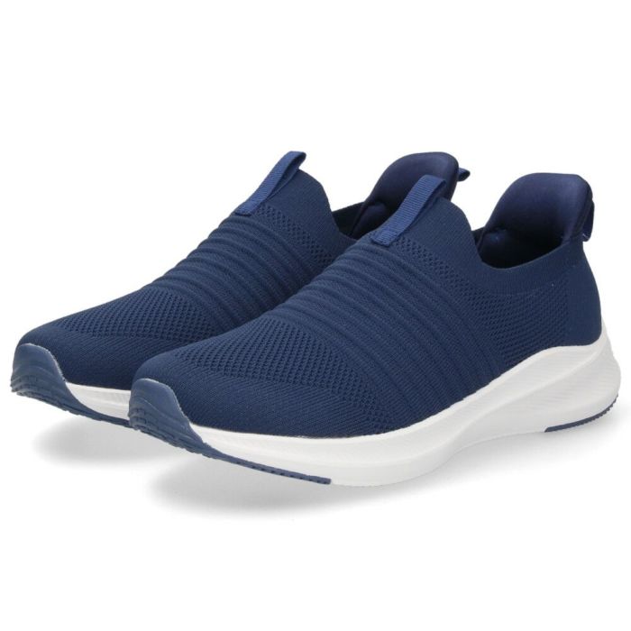 手を使わず履ける スリッポン スニーカー レディース メンズ スリップイン 履きやすい 柔らかい 軽い 紐なし 屈曲歩きやすい 靴 ネイビー ブラック 黒 仕事 運動 楽すぽっ Parade 981706