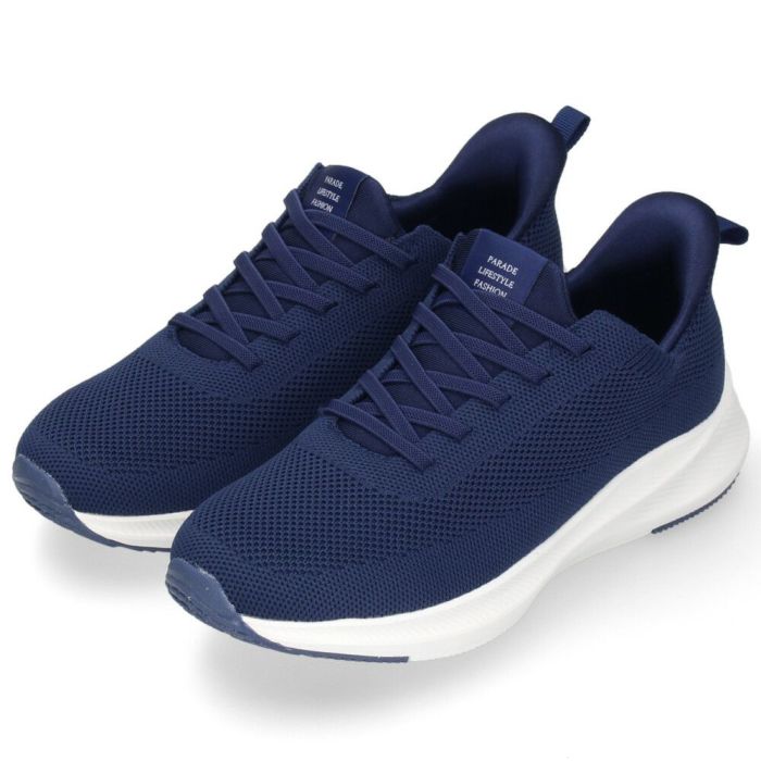 手を使わず履ける靴 レディース メンズ 立ったまま履ける靴 ハンズフリー スリッポン スニーカー 軽い 屈曲性 履きやすい 靴 ゴム紐 ライトグレー ネイビー ブラック 黒 楽すぽっ Parade 981705