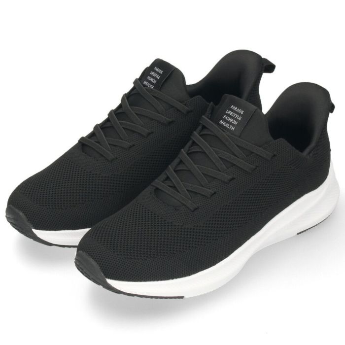 手を使わず履ける靴 レディース メンズ 立ったまま履ける靴 ハンズフリー スリッポン スニーカー 軽い 屈曲性 履きやすい 靴 ゴム紐 ライトグレー ネイビー ブラック 黒 楽すぽっ Parade 981705