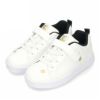 DC スニーカー キッズ ジュニア シューズ ローカット 靴 軽量 KS COURT GRAFFIK LITE EV DK234602 ホワイト ブラック ヒョウ柄 DC Shoes