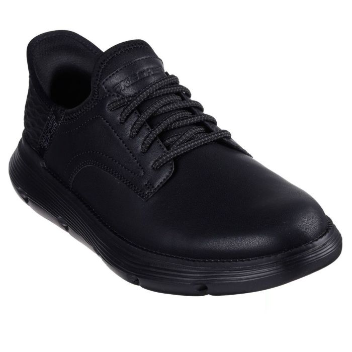 栗山英樹さんCM着用モデル スケッチャーズ スリップインズ メンズ ガルザ カービン 革靴 スニーカー スリッポン ゴム紐 SKECHERS 履きやすい ビジネスシューズ 本革 ノーマル幅