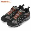 MERRELL メレル ハイキングシューズ メンズ スニーカー 防水 靴 アウトドア ACCENTOR 3 WP J036895 BLACK/CHARCOAL ブラック チャコール
