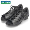 ヨネックス パワークッション レディース サンダル YONEX SDL14 幅広 3.5E ブラック グレー ホワイト ウォーキング 軽量 女性用 靴 セール
