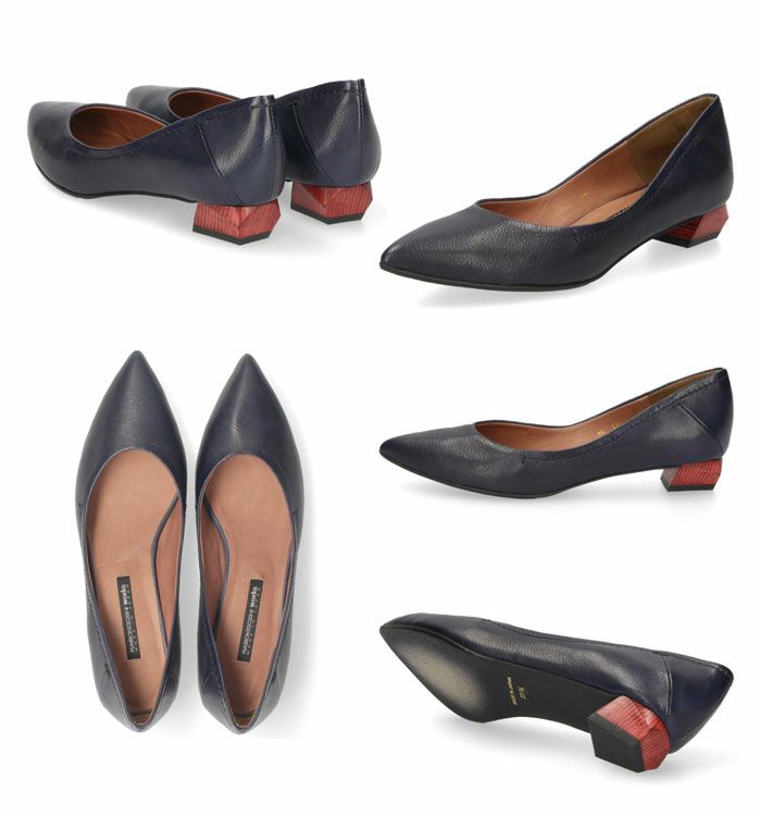 パンプス ローヒール 黒 本革 ラボキゴシ ワークス 12679 ブラック ベージュ ネイビー ブラウン フラットパンプス レディース 靴 日本製 RABOKIGOSHI works