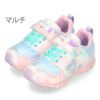 ムーンスター moonstar 女の子 キッズ ジュニア スニーカー LV 1134 パープル ピンク マルチ LUVRUSH リボン ベルクロ 子供靴 運動靴 セール 