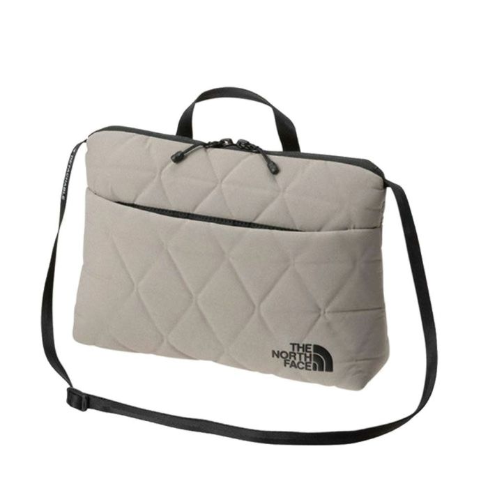 ノースフェイス キルティング 斜めがけ バッグ ジオフェイスポーチ NM32356 2L ポーチ バッグ クッション内蔵 グレー ネイビー ブラック 黒 ホワイト カーキ