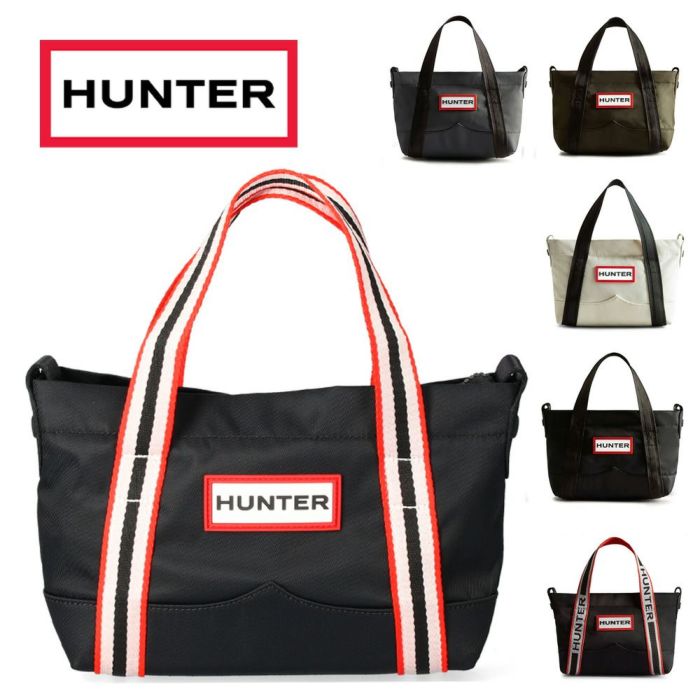 HUNTER ハンター バッグ 鞄 ナイロン ミニ トップ クリップ トートバッグ 1203 ショルダー 手提げバッグ 2way 小さめ NYLON TOPCLIP TOTE MINI