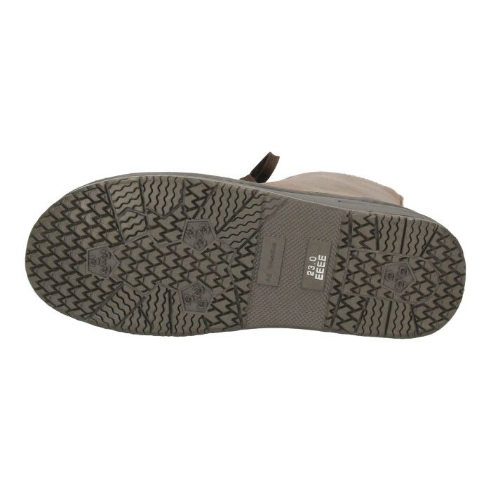 レースアップブーツ レディース 本革 ショート丈 幅広 4E ウエッジソール 靴 ブーツ 革靴 9957 Parade ダークブラウン ブラック 編み上げブーツ ファスナー付き