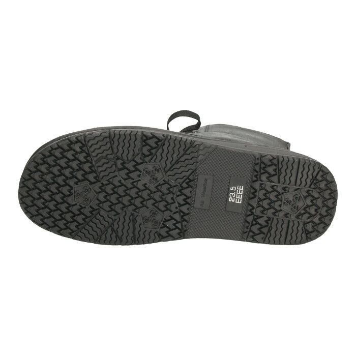 レースアップブーツ レディース 本革 ショート丈 幅広 4E ウエッジソール 靴 ブーツ 革靴 9957 Parade ダークブラウン ブラック 編み上げブーツ ファスナー付き