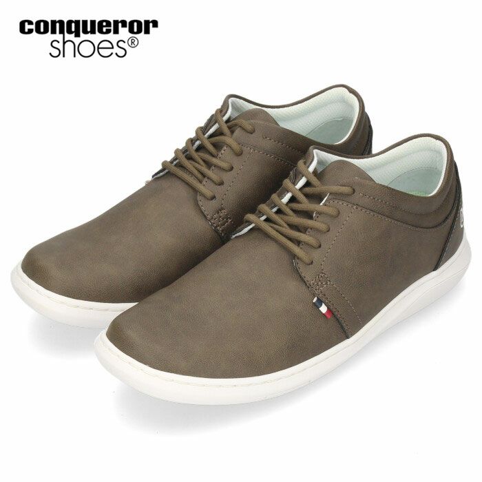 コンカラーシューズ メンズ カジュアルシューズ マンハッタン エクストラ 175 conqueror shoes MANHATTAN EX チャコールグレー スニーカー 靴