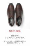 テクシーリュクス texcy luxe ビジネスシューズ 本革 メンズ 幅広 3E ブラック ブラウン プレーントゥ ストレートチップ バンプスリッポン 抗菌 消臭 セール
