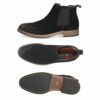 サイドゴアブーツ メンズ 本革 スエード 130 ダークブラウン ベージュ ブラック  カジュアル ショートブーツ レザー 靴