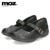 MOZ モズ カジュアルシューズ レディース 靴 404274 グレー ブラック メリージェーン ストラップ ナチュラル 合皮 クッション性
