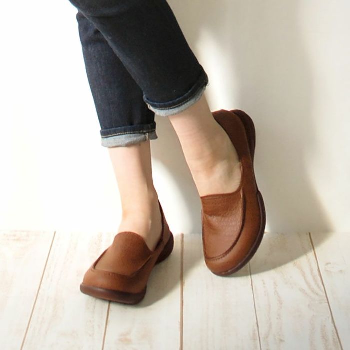 リゲッタ R-302 ドライビングシューズ ローファー レディース Re:getA カジュアル コンフォート 履きやすい 歩きやすい 痛くない 運転 フラットシューズ 日本製