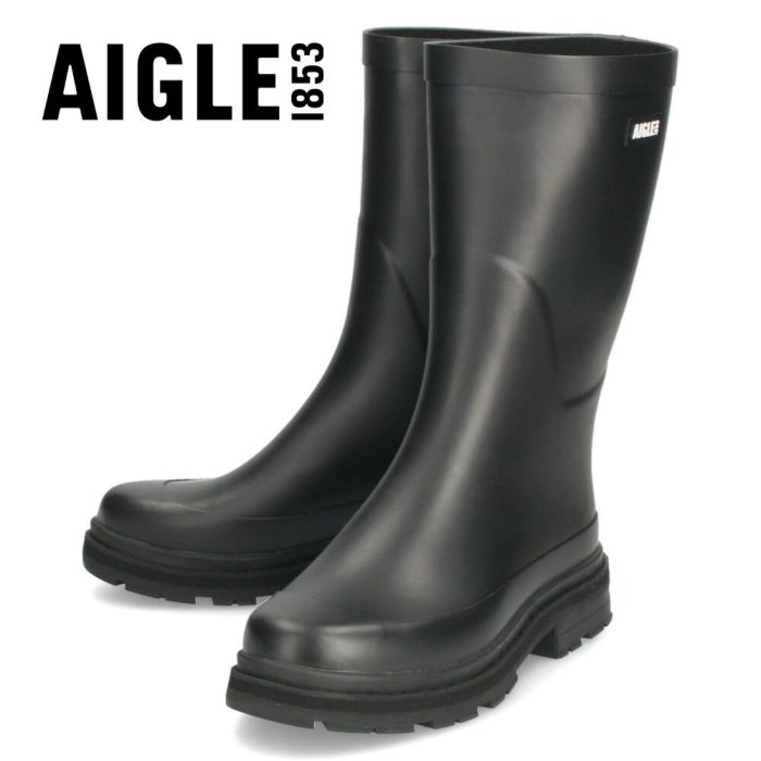 エーグル レインブーツ メンズ 長靴 AIGLE ミッドレイン ラバーブーツ