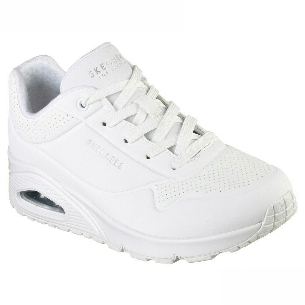 SKECHERS スケッチャーズ uno レディース スニーカー 厚底 シューズ エアクッション 73690 ウノ スタンド オン エア UNO-STAND ON AIR ストリート 普通幅 カジュアル 紐靴