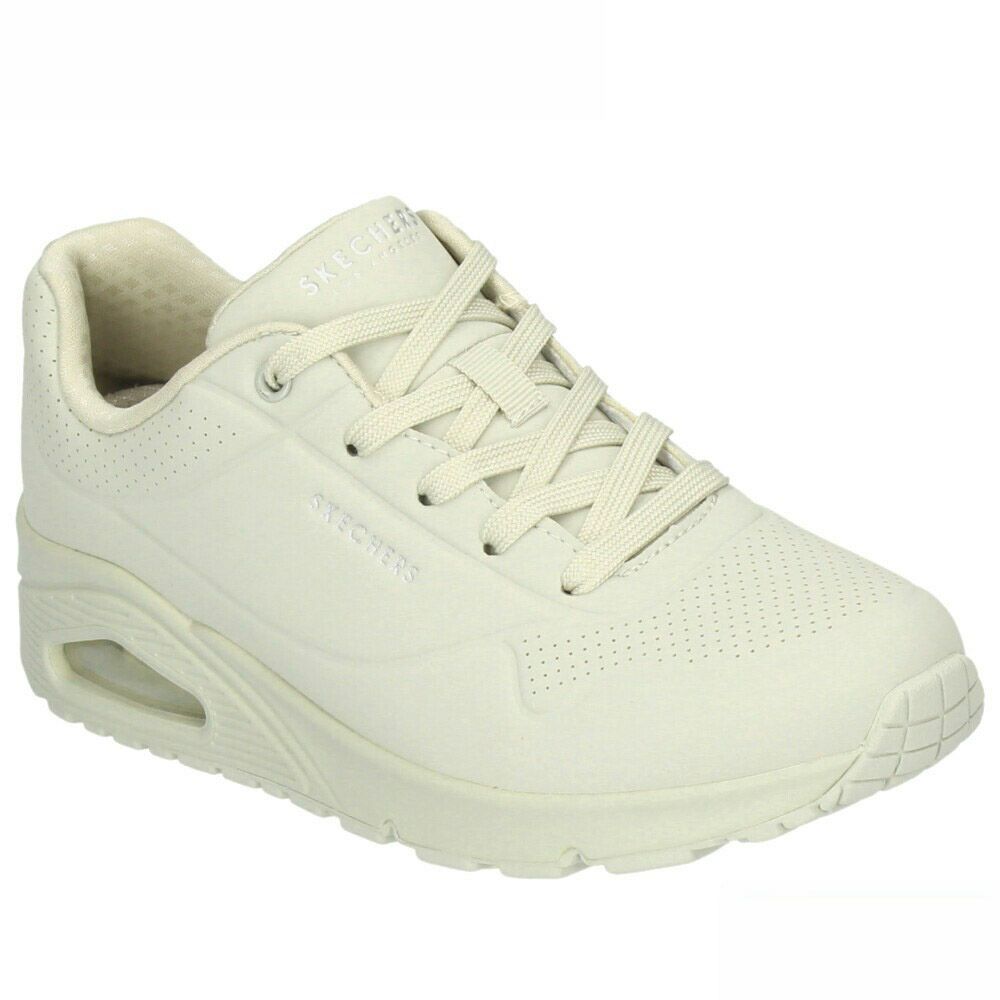 SKECHERS スケッチャーズ uno レディース スニーカー 厚底 シューズ エアクッション 73690 ウノ スタンド オン エア UNO-STAND ON AIR ストリート 普通幅 カジュアル 紐靴