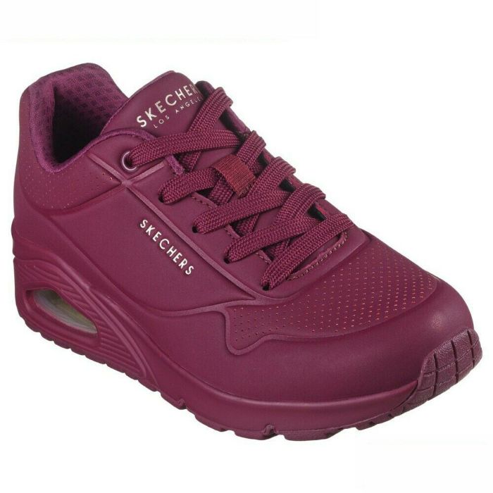SKECHERS スケッチャーズ uno レディース スニーカー 厚底 シューズ エアクッション 73690 ウノ スタンド オン エア UNO-STAND ON AIR ストリート 普通幅 カジュアル 紐靴