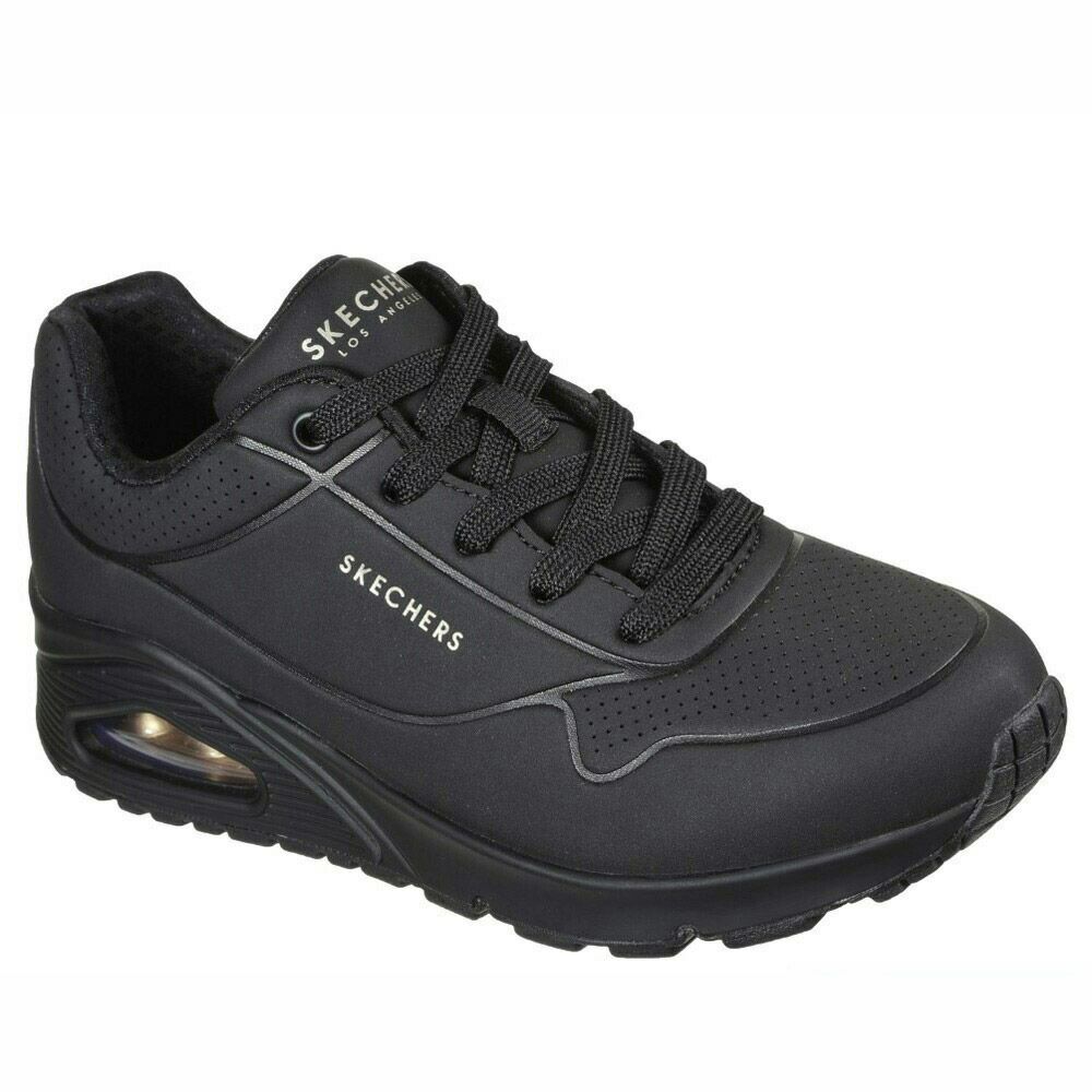 SKECHERS スケッチャーズ uno レディース スニーカー 厚底 シューズ エアクッション 73690 ウノ スタンド オン エア UNO-STAND ON AIR ストリート 普通幅 カジュアル 紐靴