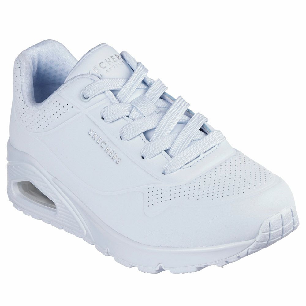 SKECHERS スケッチャーズ uno レディース スニーカー 厚底 シューズ エアクッション 73690 ウノ スタンド オン エア UNO-STAND ON AIR ストリート 普通幅 カジュアル 紐靴