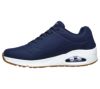 SKECHERS スケッチャーズ スニーカー メンズ ローカット 52458 ブラック ホワイト タン ストーン 厚底 ウノ スタンド オン エア