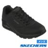 SKECHERS スケッチャーズ スニーカー メンズ ローカット 52458 ブラック ホワイト タン ストーン 厚底 ウノ スタンド オン エア