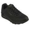 SKECHERS スケッチャーズ スニーカー メンズ ローカット 52458 ブラック ホワイト タン ストーン 厚底 ウノ スタンド オン エア