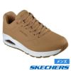 SKECHERS スケッチャーズ スニーカー メンズ ローカット 52458 ブラック ホワイト タン ストーン 厚底 ウノ スタンド オン エア