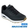 SKECHERS スケッチャーズ スニーカー メンズ ローカット 52458 ブラック ホワイト タン ストーン 厚底 ウノ スタンド オン エア