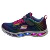 SKECHERS スケッチャーズ 光る 靴 キッズ スニーカー 女の子 Litebeams-Gleam N' Dream 10959L ブラック ネイビー ガールズ シューズ 子供靴 ベルクロ