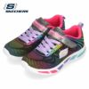 SKECHERS スケッチャーズ 光る 靴 キッズ スニーカー 女の子 Litebeams-Gleam N' Dream 10959L ブラック ネイビー ガールズ シューズ 子供靴 ベルクロ