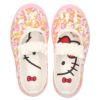 アサヒシューズ ハローキティー キッズ ジュニア上履き 女の子 S04 KD37051  KD37052 KD37053 白 ホワイト ピンク ネイビー バレーシューズ 子供 靴 2E ゴムバンド スリッポン ズック 日本製 
