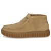 Clarks クラークス レザー スエード ワラビー ブーツ メンズ Torhill Hi トーヒルハイ 厚底 ブラック 黒 ダークサンド 26173663 26173664