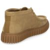 Clarks クラークス レザー スエード ワラビー ブーツ メンズ Torhill Hi トーヒルハイ 厚底 ブラック 黒 ダークサンド 26173663 26173664