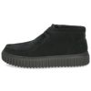 Clarks クラークス レザー スエード ワラビー ブーツ メンズ Torhill Hi トーヒルハイ 厚底 ブラック 黒 ダークサンド 26173663 26173664