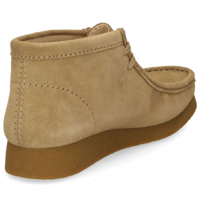 Clarks クラークス ワラビーブーツ レザー スエード レディース WallabeeEVOBt ワラビーエヴォブーツ ブラック 黒 ダークサンド 26174743 26174744