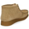 Clarks クラークス ワラビーブーツ レザー スエード レディース WallabeeEVOBt ワラビーエヴォブーツ ブラック 黒 ダークサンド 26174743 26174744