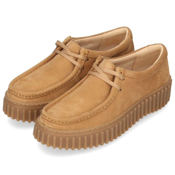 クラークス レディース ワラビー  レザー スエード トーヒルビー 厚底 Clarks Torhill Bee 26172044 26172084 26172085 26181192