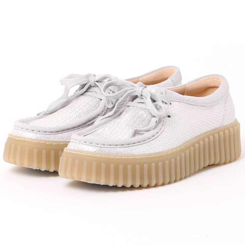 クラークス レディース ワラビー  レザー スエード トーヒルビー 厚底 Clarks Torhill Bee 26172044 26172084 26172085 26181192
