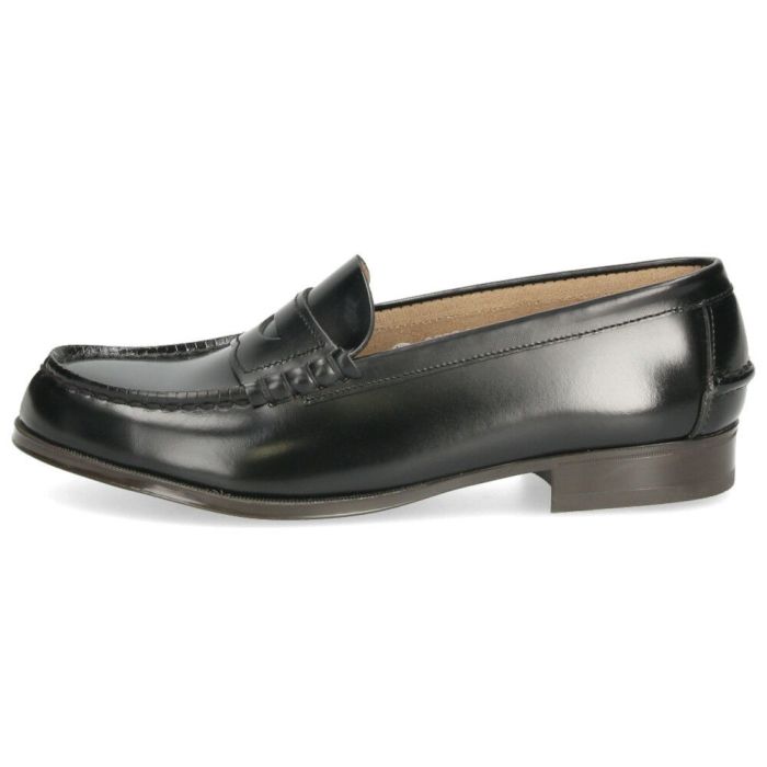 HARUTA 【サイズ交換OK】 ハルタ ローファー レディース 本革 3041 コインローファー 定番 通学 学生 靴 1E 細身 22.5～25.5cm ブラウン クロ スクール