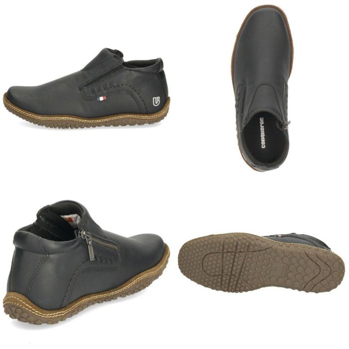 コンカラー シューズ メンズ スリッポン 防水 ブーツ スニーカー 黒 カジュアル 靴 レザー 軽量 幅広 フォギー ウォーターテックス 400 401 402 403 conqueror shoes