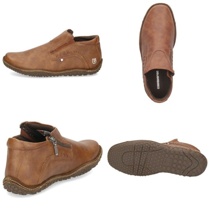 コンカラー シューズ メンズ スリッポン 防水 ブーツ スニーカー 黒 カジュアル 靴 レザー 軽量 幅広 フォギー ウォーターテックス 400 401 402 403 conqueror shoes