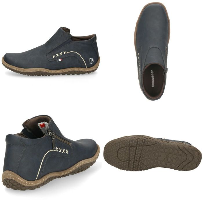 コンカラー シューズ メンズ スリッポン 防水 ブーツ スニーカー 黒 カジュアル 靴 レザー 軽量 幅広 フォギー ウォーターテックス 400 401 402 403 conqueror shoes