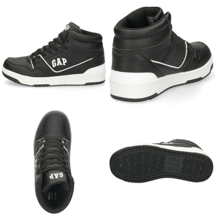 ギャップ スニーカー 防水 レディース メンズ ハイカット 雨 ブラック ホワイト グレー 防水スニーカー 通学 学校 通勤 雨の日 靴 軽量 GPU22342 GAP