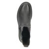サヤ SAYA ブーツ レディース 靴 プラット製法 本革チェルシーブーツ 51158 サイドゴア ローヒール ブラック グレージュ チャンキーヒール