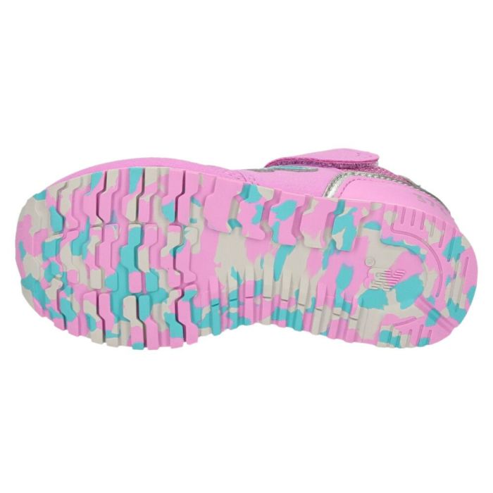 new balance キッズ ジュニア スニーカー YV373 靴 ベルクロ 軽量 快適 定番 通学 レッド パープル セール