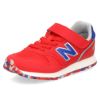 new balance キッズ ジュニア スニーカー YV373 靴 ベルクロ 軽量 快適 定番 通学 レッド パープル セール